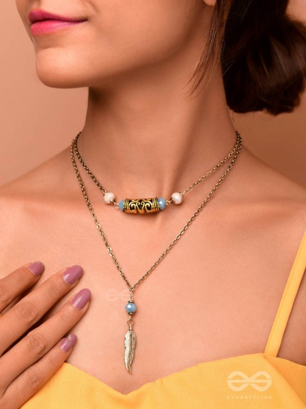 THE ANCIENT TREASURES - CASUAL MULTILAYERED NECKPIECE