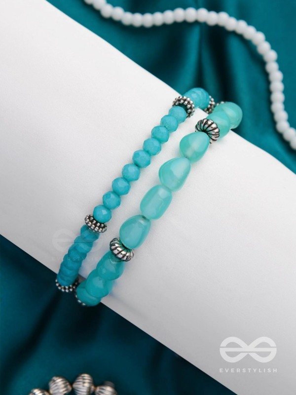 OCEANIC BLISS BEADS - MULTILAYER BEADED BRACELET