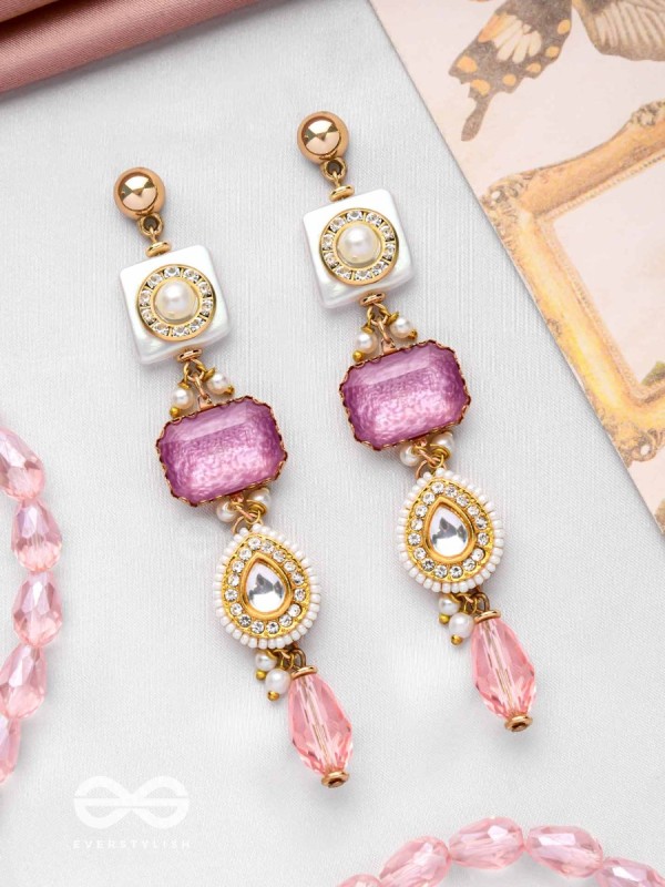 THE DREAMY DAZZLES - GOLDEN EMBELLISHED EARRINGS