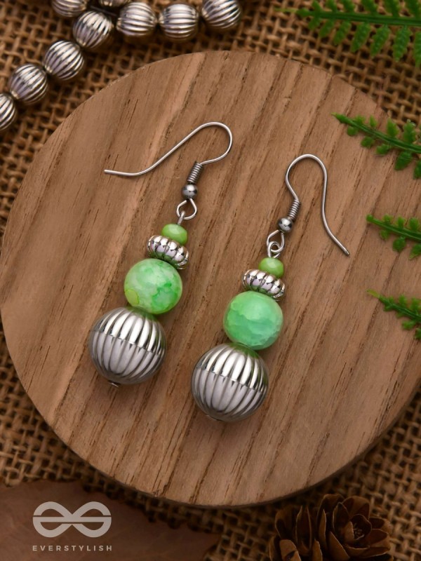 SKY DELIGHT DROPS - CLASSY SILVER EARRINGS