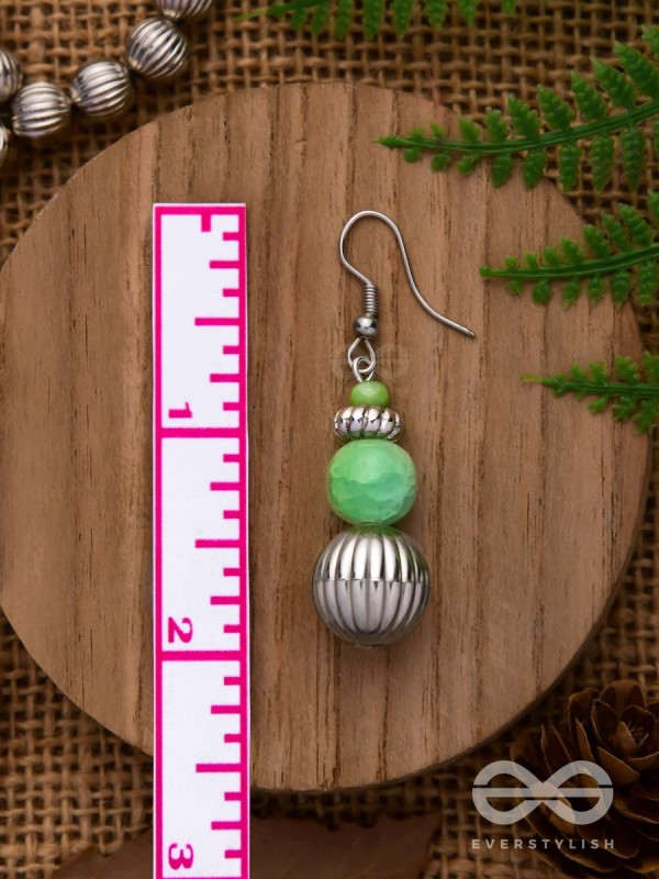 SKY DELIGHT DROPS - CLASSY SILVER EARRINGS