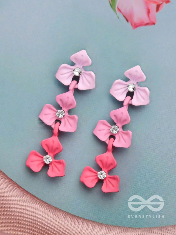 THE CHERRY BLOSSOMS - ELEGANT ACRYLIC EARRINGS