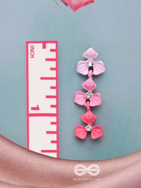 THE CHERRY BLOSSOMS - ELEGANT ACRYLIC EARRINGS