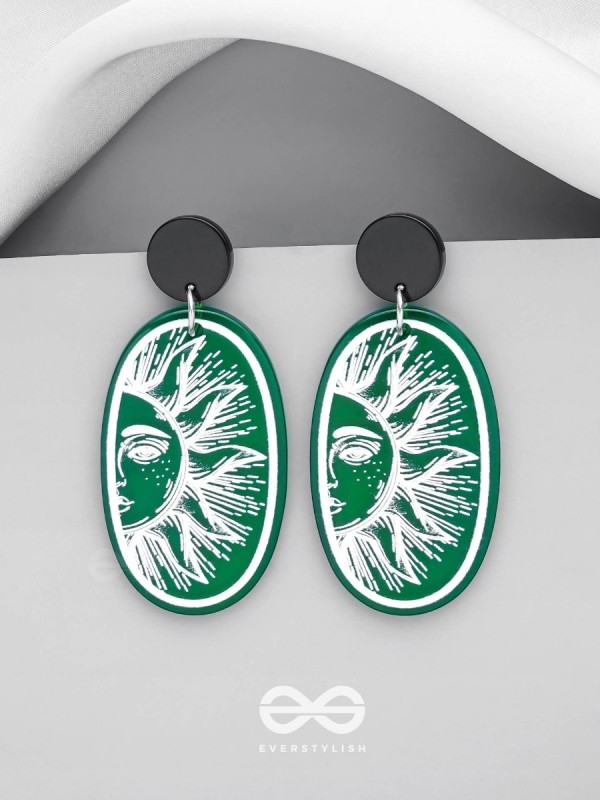 DAYDREAMS & SUNFEELS- STATEMENT ACRYLIC EARRINGS