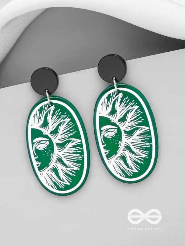 DAYDREAMS & SUNFEELS- STATEMENT ACRYLIC EARRINGS