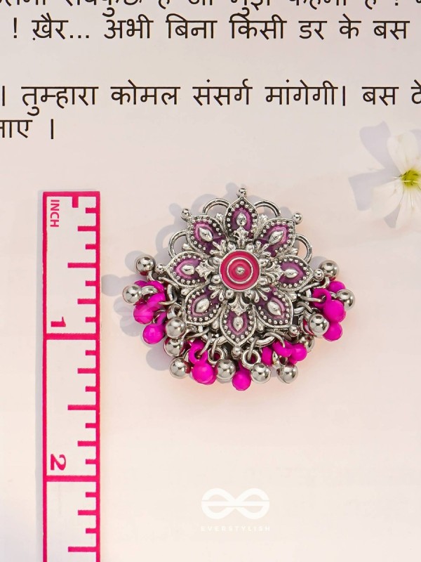 The Blooming Beauties - Enamelled Oxidised Earrings