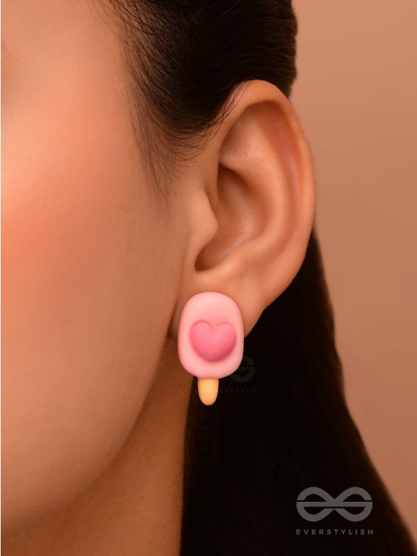 Sundaes N' Berries - Mismatched Acrylic Earrings