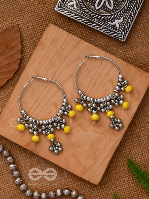 The Marigold Baubles- Silver Hoop Earrings
