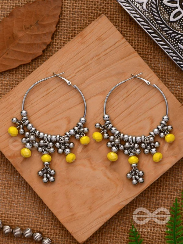 The Marigold Baubles- Silver Hoop Earrings