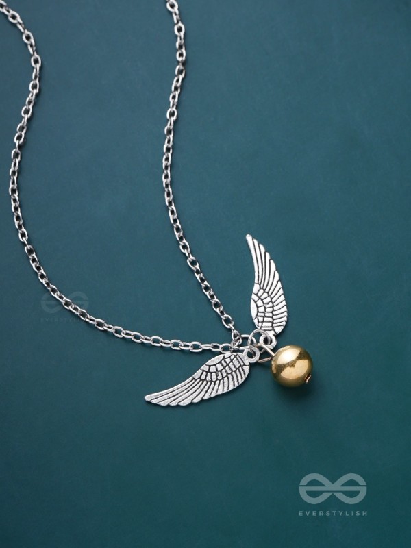 Resting Quidditch - Statement Silver Pendant