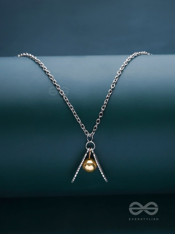 Resting Quidditch - Statement Silver Pendant