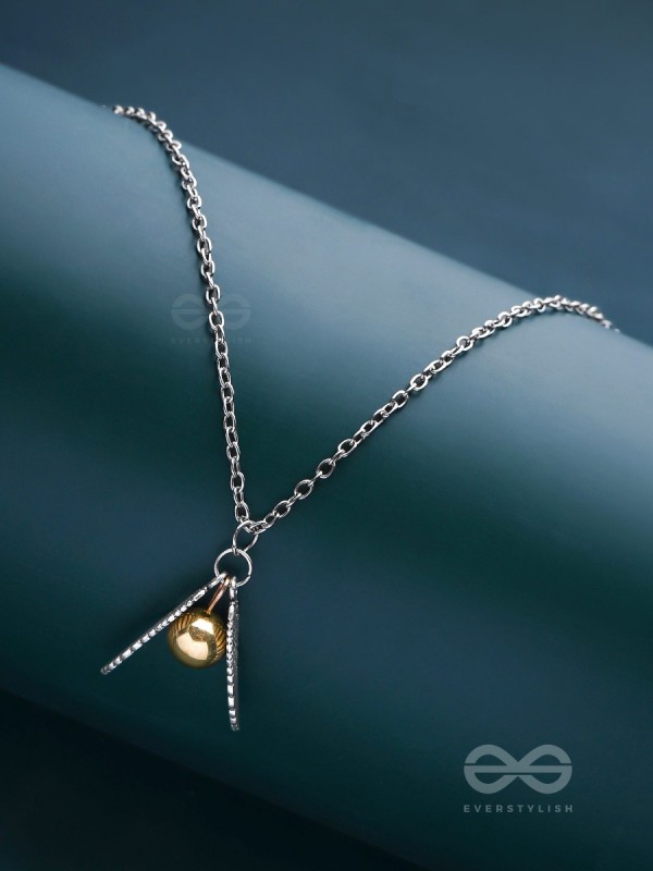 Resting Quidditch - Statement Silver Pendant