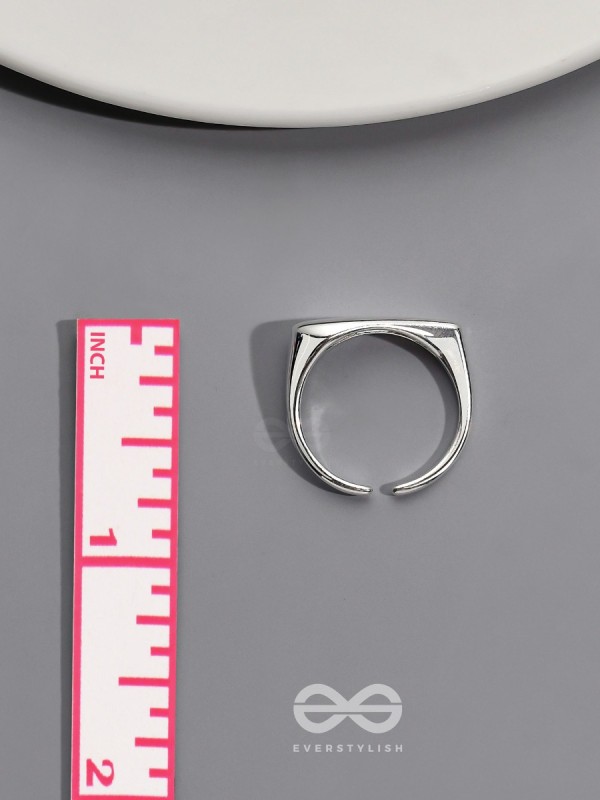 Silver Serenity - Classic Silver Ring 