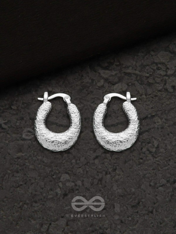 Glittering Halos - Silver Earrings