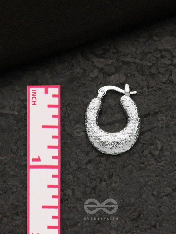 Glittering Halos - Silver Earrings