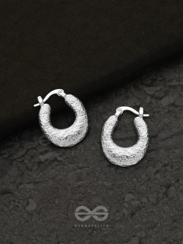 Glittering Halos - Silver Earrings
