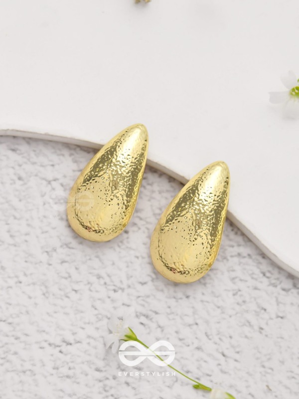 Droplet Delights - Golden Earrings