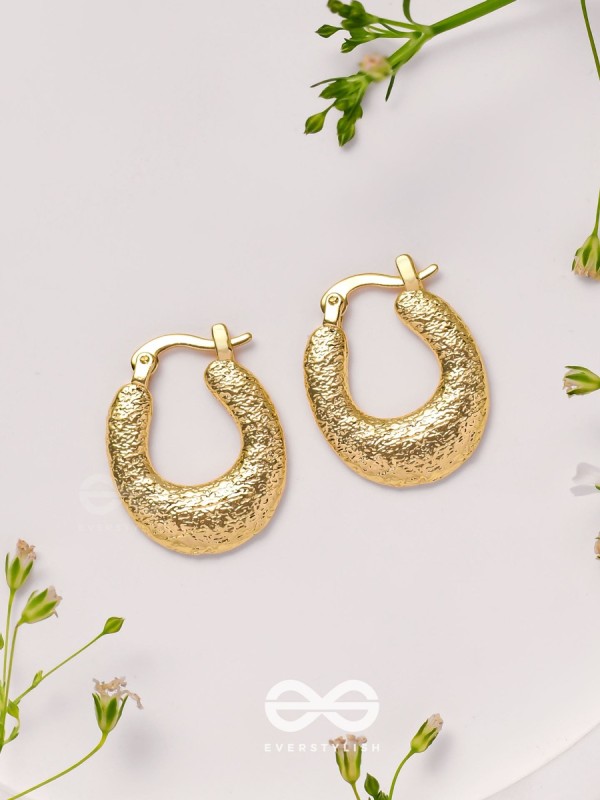 Glittering Halos - Golden Earrings