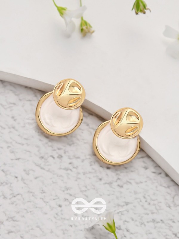 Ivory Dreams - Golden Earrings