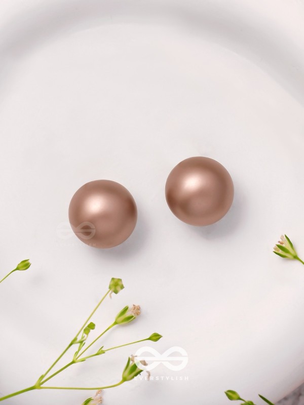 Drop Of Mocha - Casual Stud Earrings