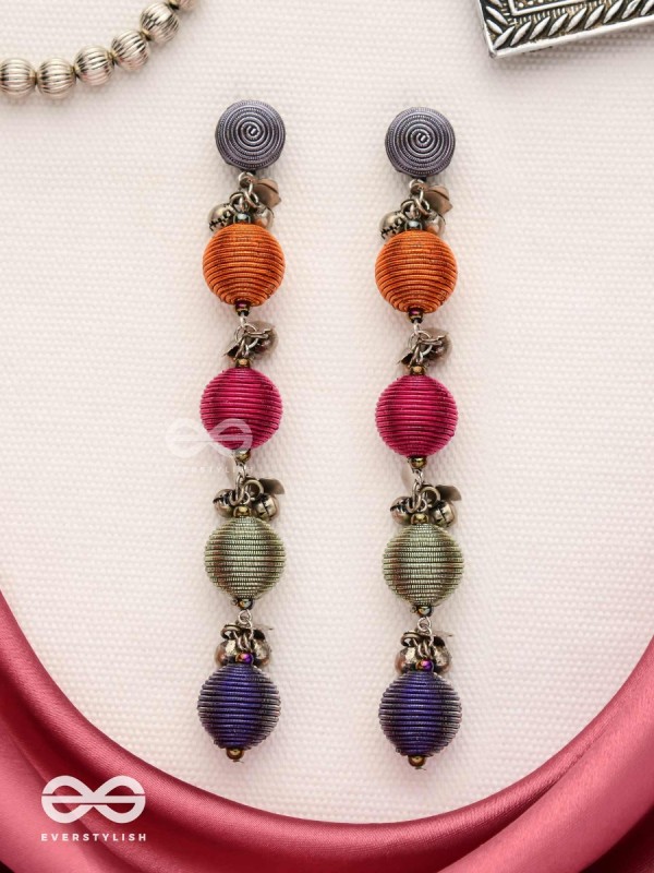 The Musical Threads - Oxidised Earrings