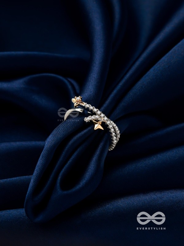 The Shooting Stars - Silver Cubic Zirconia Ring