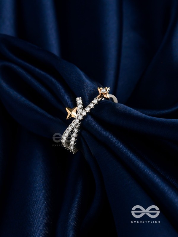 The Shooting Stars - Silver Cubic Zirconia Ring