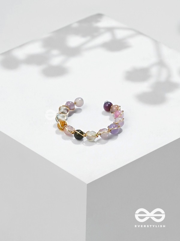 The Pastel Gravel  - Golden Ring (Adjustable)