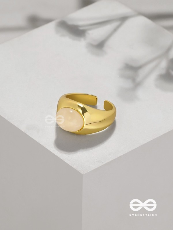 The Latte Lullaby - Golden Ring (Adjustable)