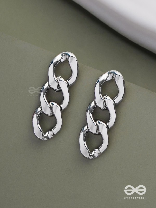Infinite Glamour- Modern Chain Earrings