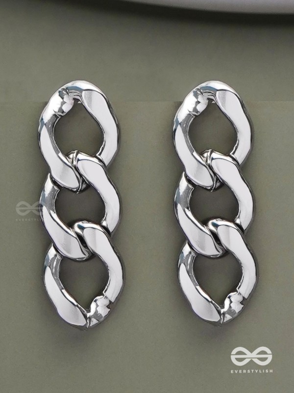 Infinite Glamour- Modern Chain Earrings