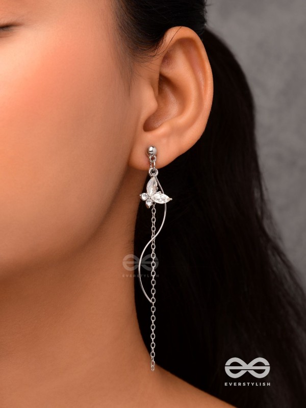 Blossom Tassels- Delicate Drop Earrings