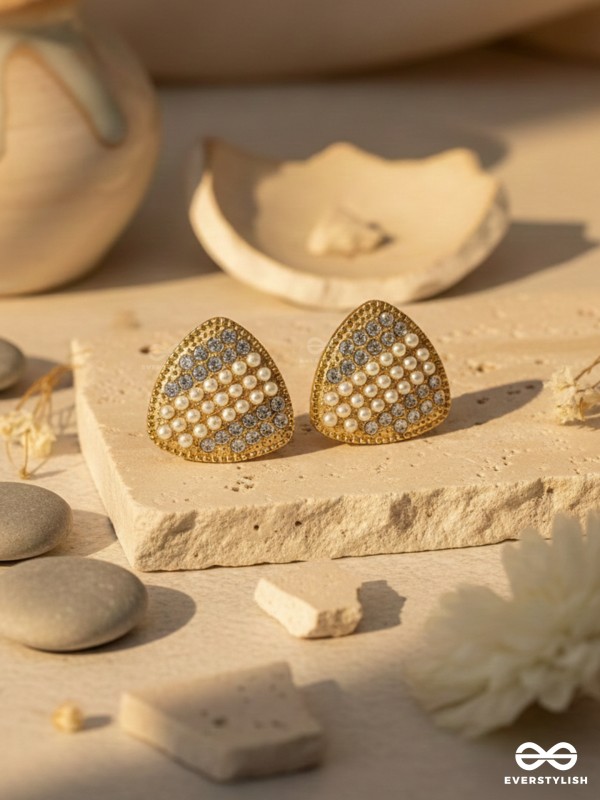 Gleaming Domes - Luxe Crystal Earrings