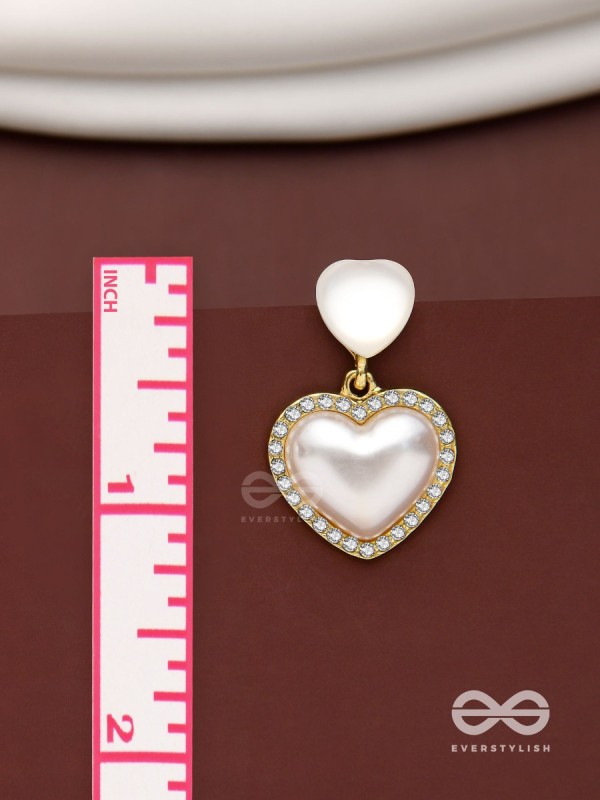 Cherished Hearts- Sparkling Stud Earrings