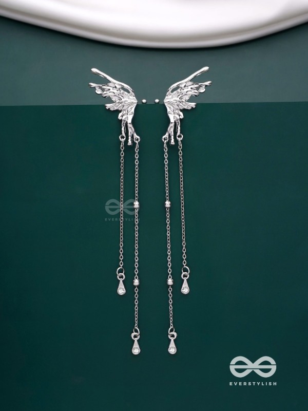 Angel Whispers- Divine Drop Ear cuffs (Both Ear)