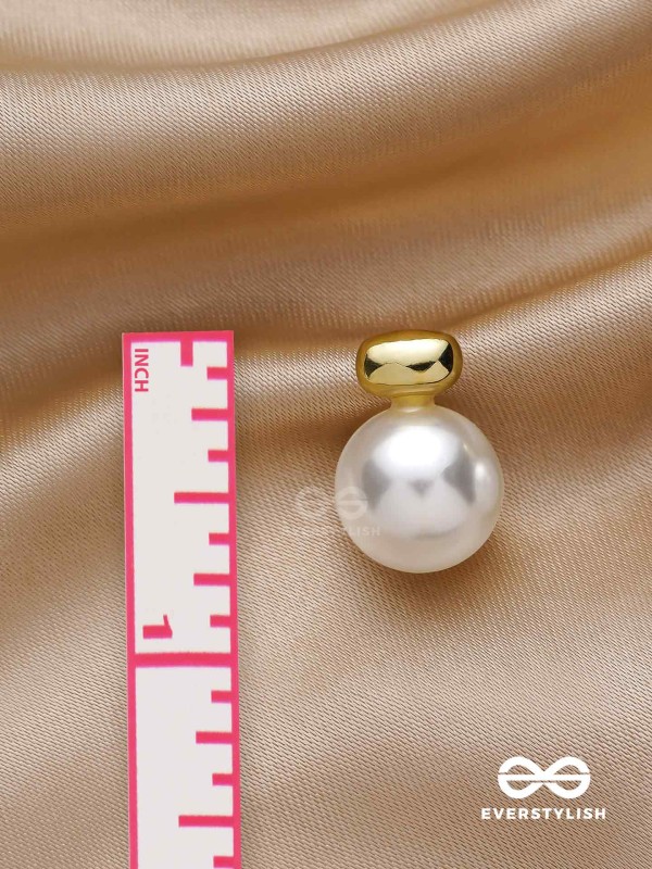 Lustrous Pearls- Subtle Stud Earrings