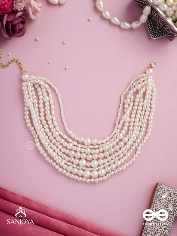 RATRIRATNA – ALIA BHATT INSPIRED NECKPIECE WITH  PEARLS, SYMBOLIZING PURITY AND ELEGANCE