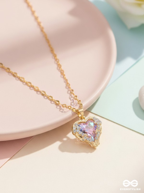 Glittering Heart - Crystal Love Pendant