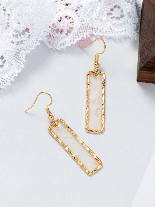 GOLDEN MIRAGE - GLITTER RESIN EARRINGS