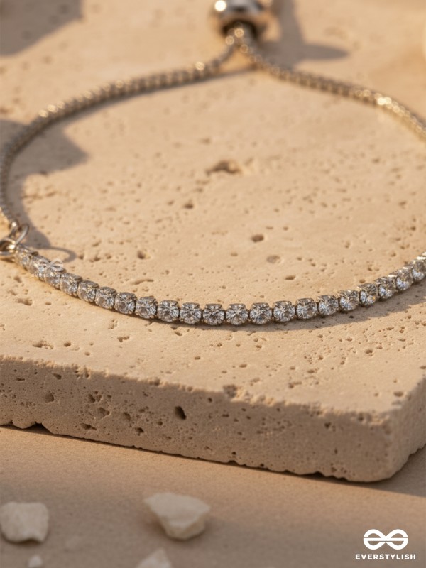 SILVER GLEAM - SILVER TENNIS BRACELET 