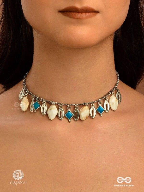 SEA SPELL - ENAMELLED BOHO NECKLACE