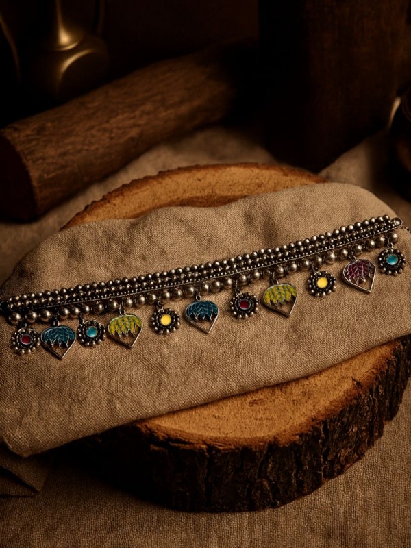 HEARTFOLK CHARM - TRIBAL OXIDISED CHOKER