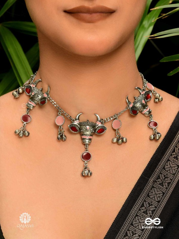 NANDI GRACE - TRIBAL OXIDISED NECKLACE
