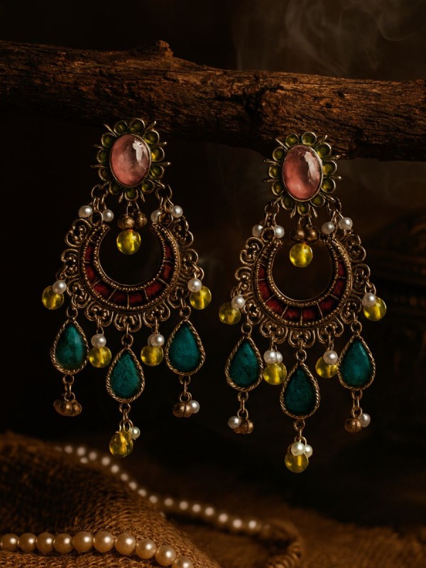 OCEAN SPIRIT - STATEMENT TRIBAL EARRING