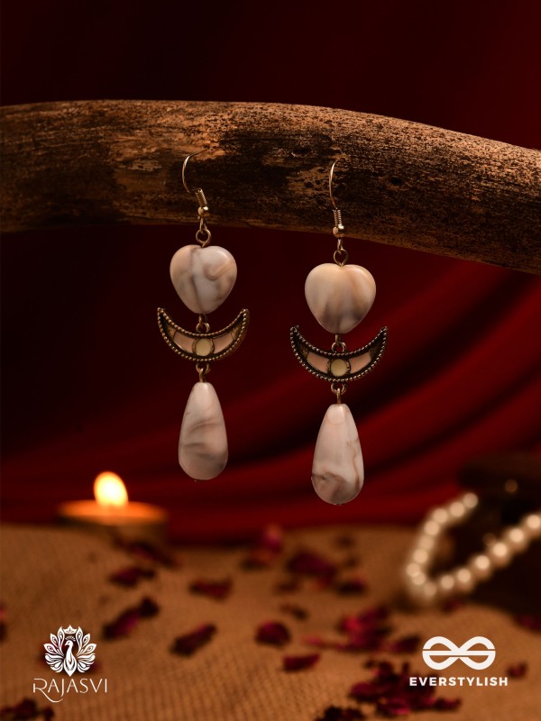 SAND GLOW - EARTHY STONE EARRING