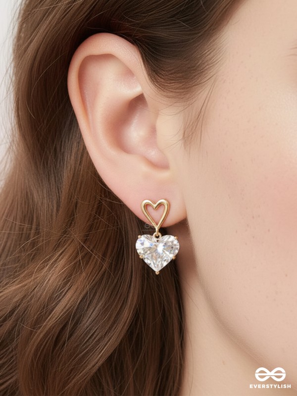 HEARTLET – DAINTY TRANSPARENT GEM HEART DROPS