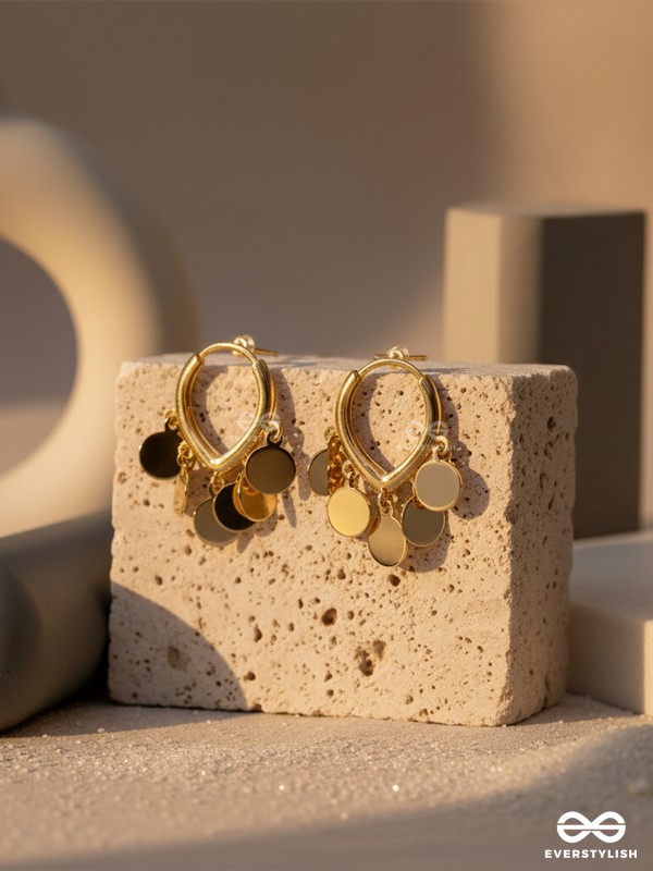 TWIRL TOKENS – PLAYFUL GOLDEN MINI HOOPS