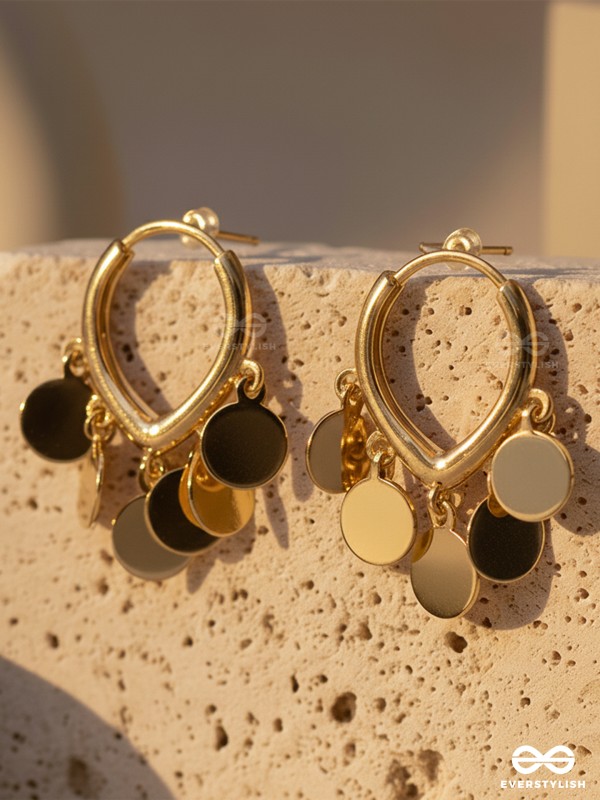 TWIRL TOKENS – PLAYFUL GOLDEN MINI HOOPS