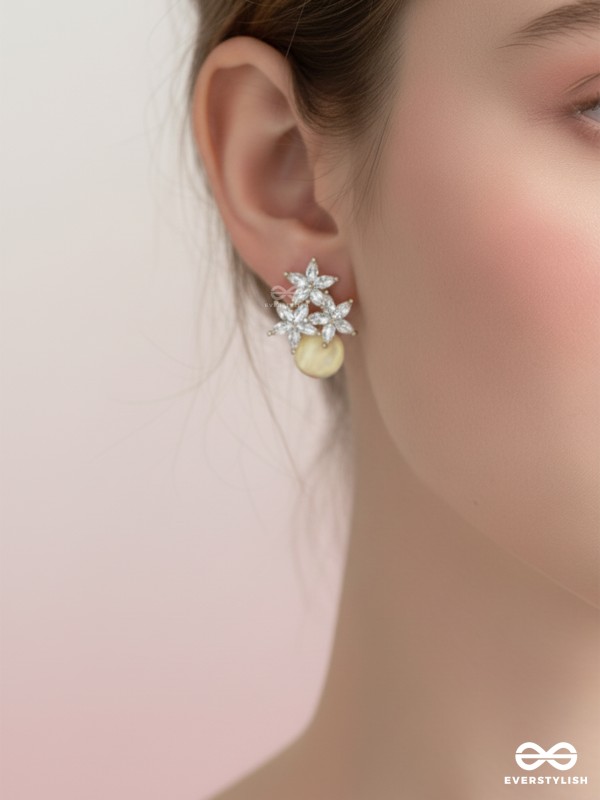 STARDUST FLURRY – CRYSTAL CLUSTER STUDS