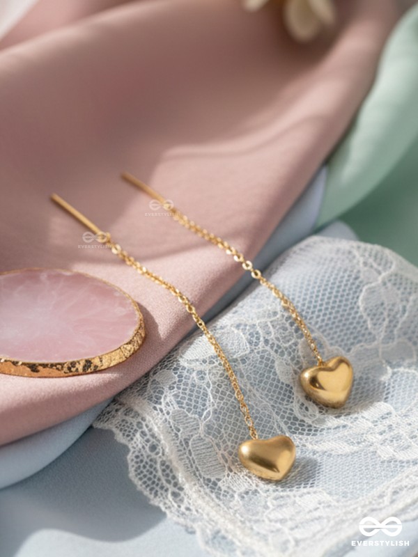 CUPID THREADS - ELEGANT DROP EARRINGS